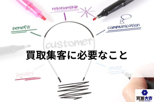 買取集客に必要なこと