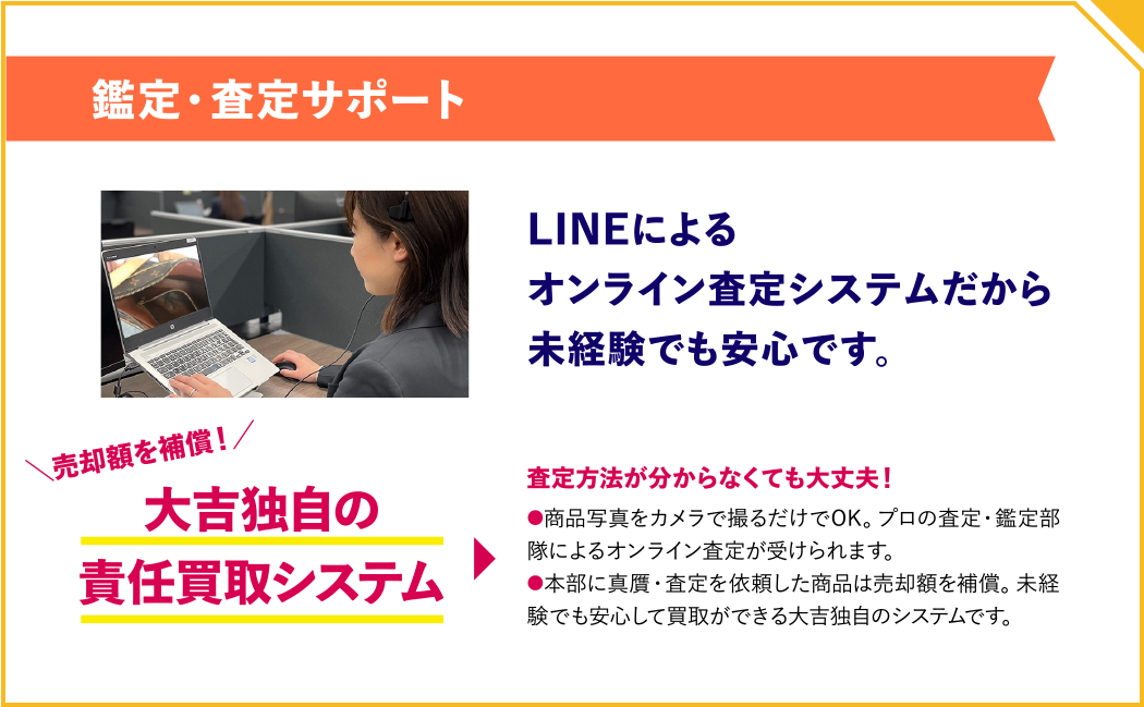 鑑定・査定サポート